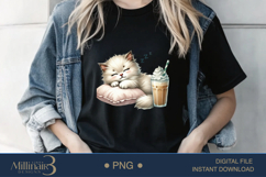 Coffee Lovers Animals PNG | Cute Animal PNG with Coffee Product Image 2