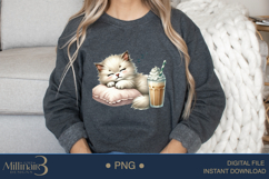 Coffee Lovers Animals PNG | Cute Animal PNG with Coffee Product Image 4