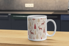 Cabin Winter Seamless Pattern Papers, Cute Winter Pattern Product Image 10