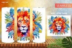 Embroidery Animals Tumbler Wrap | Skinny 20 oz | Sublimation Product Image 8