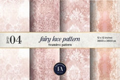 Fairy Lace Digital Paper, Floral Lace Pattern Product Image 1