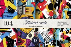 Pop Art Digital Paper |Comic Book Background Product Image 1