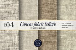 Canvas Textures Digital Paper | Canvas Fabric Textures Product Image 1