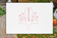 Zombie Hands Garden Stake Laser Cut | Glowforge | SVG Product Image 3