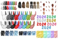 Best friends clipart for Christmas 2023 Product Image 2