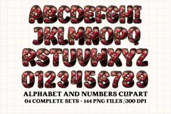 Mother's Day Alphabet clipart, mother’s day letters doodle Product Image 4