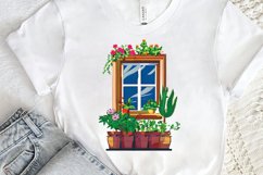 Flower Doors Watercolor PNG Clipart Product Image 3