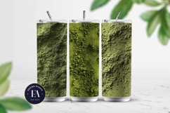 Matcha Powder Texture, Green Matcha Dust Digital Paper Product Image 2