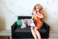 Miniature tissue box making tutorial origami paper dollhouse Product Image 10