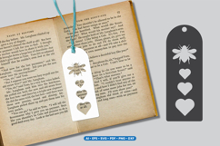 Bee Bookmark Papercut - Papercut Template Product Image 1