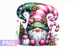 Christmas Gnome Sublimation, Clipart PNG Design Product Image 1