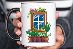 Flower Doors Watercolor PNG Clipart Product Image 2