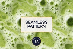 Matcha Foam Texture, Green Bubble Pattern Product Image 3