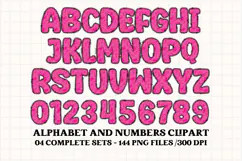 Neon Halloween Alphabet png clipart,halloween letters doodl Product Image 4
