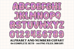 Halloween Alphabet png clipart, halloween letters doodle Product Image 4