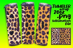 Leopard Print 20oz Tumbler Wraps - Wild Collection Product Image 1