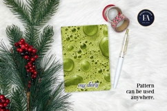 Matcha Foam Texture, Green Bubble Pattern Product Image 4