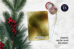 Spilled Matcha Texture, Green Abstract Liquid Digital Paper Product Image 4