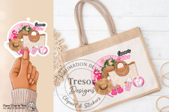 Summer beach illustration, beach vacation, pink tropical PNG Product Image 2