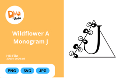 Wildflower Monogram Symbol Product Image 1