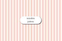 Pastel Pink Stripe Seamless Pattern Minimalist Vertical Product Image 1