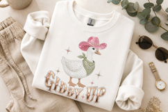 Rhinestone Giddy Up PNG Cowboy Goose Western Sublimation Product Image 9