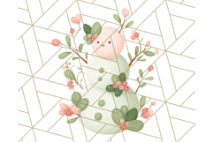 Patterned Snowman Silhouette PNG Clipart Product Image 2