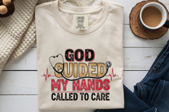 God Guided My Hands PNG, Nurse Stethoscope Sublimation Product Image 8