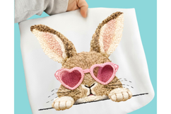 Faux Yarn Easter PNG, Easter Bunny PNG, Faux yarn Bunny PNG Product Image 3