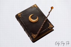 Books Halloween Clipart Bundle PNG Product Image 11