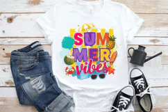 Summer Vibes PNG sublimation |Beach & Summer PNG T-Shirt Product Image 6