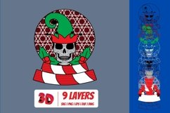 3D Creepy Christmas Svg Bundle | Christmas | Mandala Product Image 10