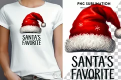 Santas Favorite Printable PNG, Festive Holiday Digital File Product Image 1