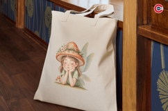 Whimsical Floral Fairy Girls Clipart Bundle Product Image 10