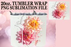 Floral Harmony: 20oz Tumbler Sublimation Design Product Image 1