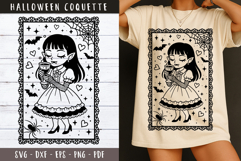 Cute ghost with bow Halloween Coquette SVG Bundle Product Image 11