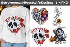 Skeleton Halloween Sublimation, Vintage Halloween Product Image 1