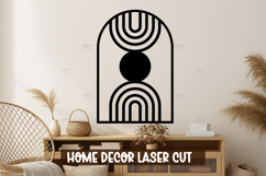 Mid Century Wall Art Laser Cut File for Home Decor Product Image 1