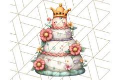 Princess Tea Party PNG Clipart with Teacups & Fancy Treats Product Image 2