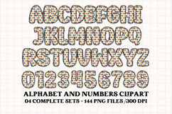 Back to School Alphabet png, letters doodle, school clipart Product Image 4