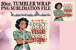 Radiant Mornings 20oz tumbler wrap, Mom Life Product Image 1