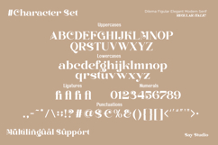 Dilema Figural - Elegant Modern Font Product Image 10