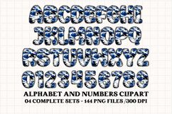 Baseball Sport Alphabet png clipart, baseball letters doodle Product Image 4