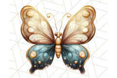 Jewel Toned Butterfly PNG Clipart, Vibrant Butterflies Product Image 2