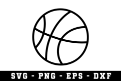 Basketball Svg |Basketball SVG Cut files | Cricut Product Image 1