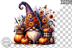 Halloween kitchen Gnome Sublimation - Clipart PNG Bundle Product Image 9