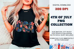 Faux Patchwork USA PNG | Sublimation DTF Product Image 10