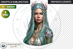 Deep Sea Fantasy Clipart PNG, Mermaid, ocean mythology Product Image 1