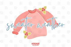 Sweater Weather Sublimation | Retro Christmas PNG Product Image 1