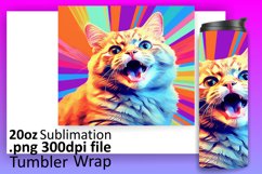Tumbling with Adorable Cats: Sublimation Magic Product Image 1